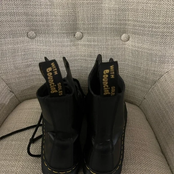 Dr. Martens Black Combat Boots - Picture 4 of 7